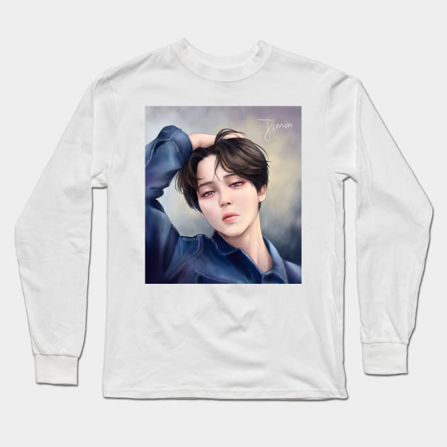 Jimin: Tear Long Sleeve T-Shirt by Mari945